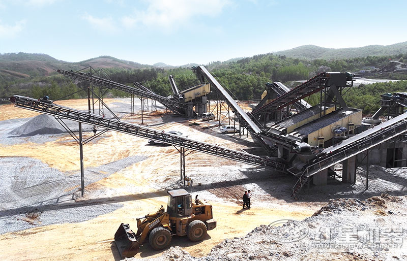 12、13石子加工客戶現場